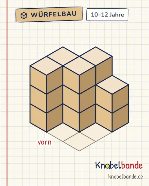 Würfelbau Nr. 16: Oles großer Würfel für Kinder ab 10, schwer, zum Ausdrucken