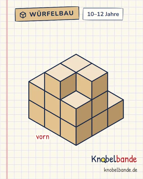 Würfelbau Nr. 9: Friedas großer Würfel für Kinder ab 10, schwer, zum Ausdrucken